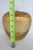 Amber Glass Apple Sculpture Large Mid Century Modern Honeycomb Pattern 5086b For Sale - Image 9 of 11
