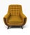 Mid-Century Modern Walnut Upholstered Sofa & Arm Chair For Sale - Image 10 of 16