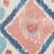 Contemporary Sample- Schumacher Elizia Ikat Fabric in Rose & Indigo For Sale - Image 3 of 3