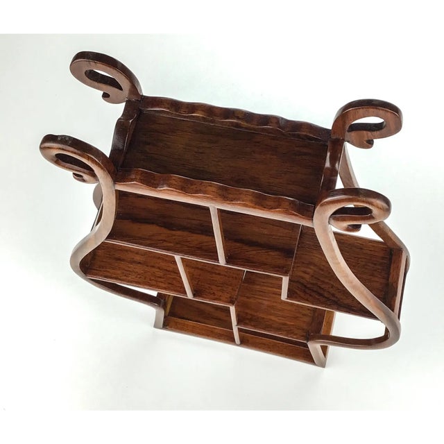 Tabletop Chinese Rosewood Etagere Display For Sale - Image 11 of 11