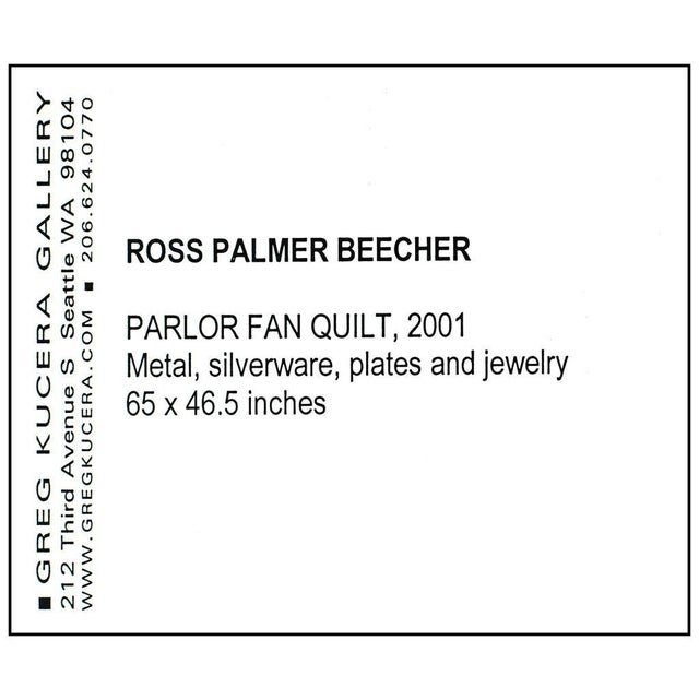 Parlor Fan, Ross Palmer Beecher For Sale - Image 4 of 4