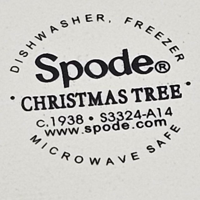 Spode Christmas Tree Porcelain Divided Relish Dish Pair England 11.25" For Sale - Image 11 of 11