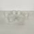Italian Modern Round Glasses in Crafted Glass, 1970s, Set of 6 For Sale - Image 9 of 9