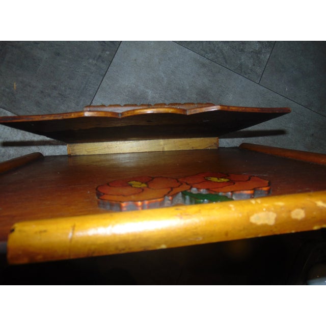 Vintage Wooden Magazine Rack, 1950s For Sale - Image 6 of 8