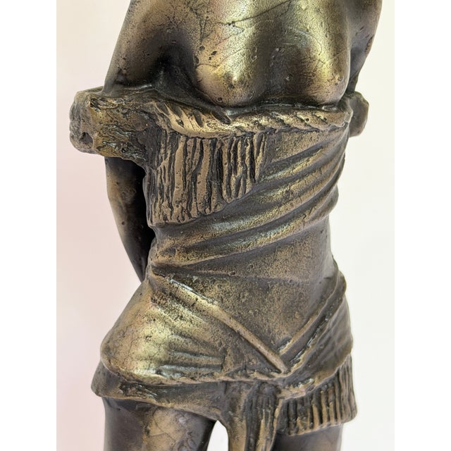 Early 20th Century After Bruno Zach “The Riding Crop” Art Deco Patinated Bronze Sculpture on Marble For Sale - Image 5 of 12