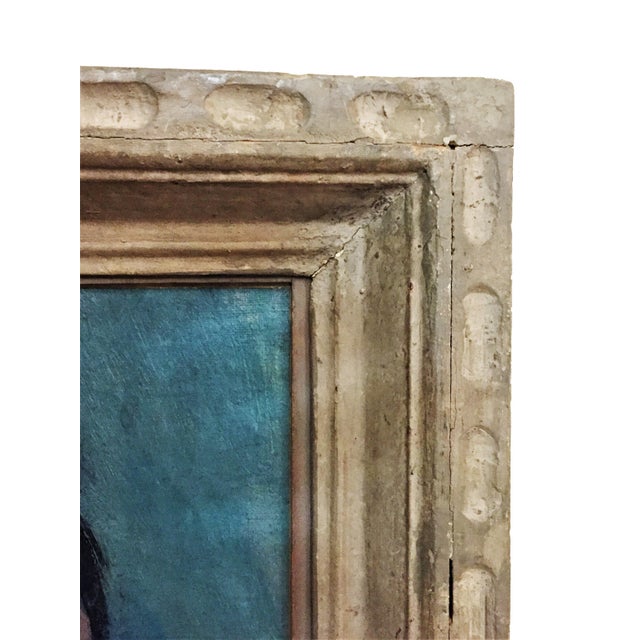 Early 20th Century Boris Solotareff, Portrait of Mr. Lautenberg, Oil on Canvas Painting, 1920s For Sale - Image 5 of 7