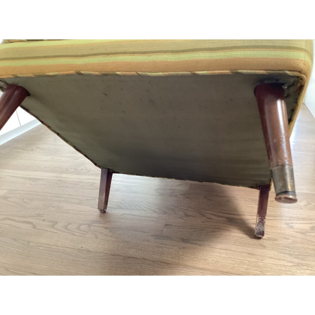 1960s Pair of Midcentury Modern Slipper Upholstered Chairs For Sale - Image 17 of 17