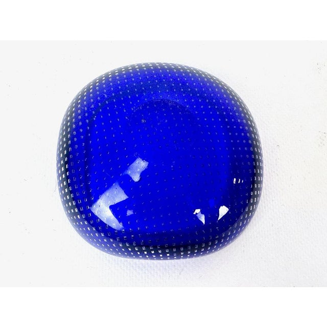 Mid-Century Corroded Bubble Bowl attributed to Carlo Scapa for Venini Murano, 1950s For Sale - Image 4 of 8