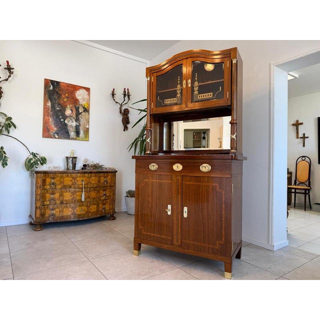 1920s Antique Art Nouveau Buffet, 1920s For Sale - Image 5 of 17