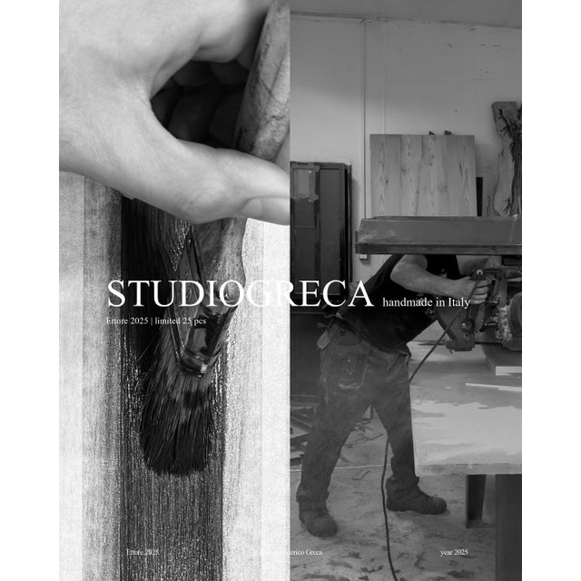 Wood Ettore Armchair by Studio Greca For Sale - Image 7 of 14