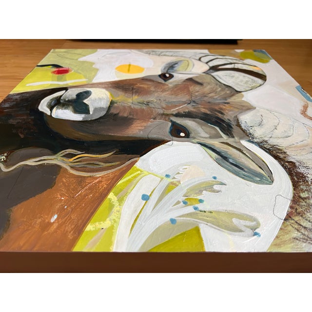 2020s "Ram Stare" a Ram Painting For Sale - Image 5 of 8