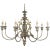 8-Light Carved Wood Chandelier Overall measurements (inches) 35H x 43W x 43D. Overall Condition is New. Material(s):...