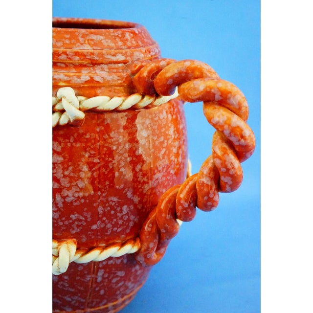 Vintage Ceramic Service with Jug and Glasses by La Colonnata Sesto Fiorentino, 1920s, Set of 7 For Sale - Image 10 of 18
