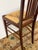 Traditional Federal Revival Inlaid Wood Rush Seat Side Chair, Vintage For Sale - Image 3 of 12