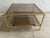 Mid-Century Modern French Brass, Faux Bamboo & Smoked Glass Coffee Table, 1960s For Sale - Image 3 of 11