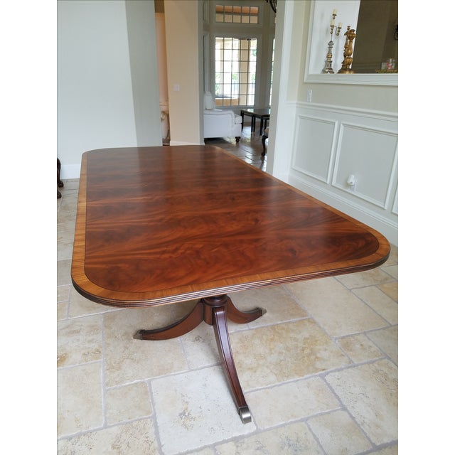 Ethan Allen Abbott Dining Table Chairish