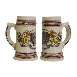 Porcelain Mugs, Germany, 1980s, Set of 2