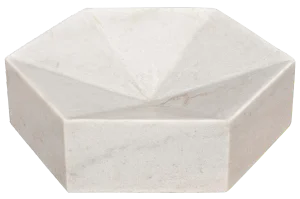 NOIR Conda Tray, White Stone
