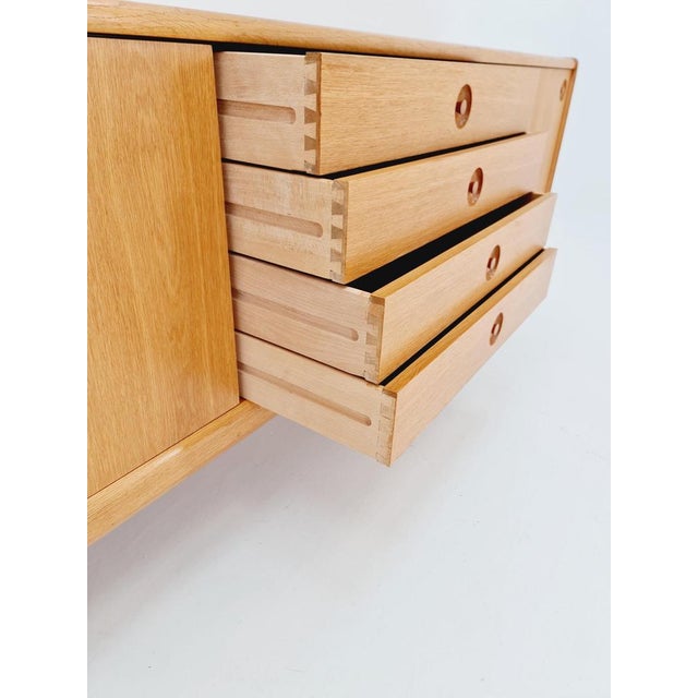Danish Oak Sideboard by H.W Klein for Bramin, 1960s For Sale - Image 9 of 17