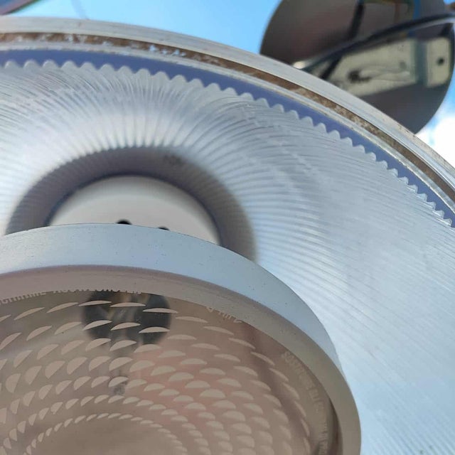 Vintage Industrial Pendants, Set of 3 For Sale - Image 6 of 9