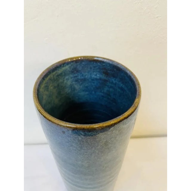 Large Handmade Ceramic Vase For Sale - Image 4 of 8