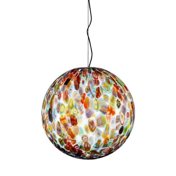 Murano Suspension Pendant Light by 1295 Murano For Sale