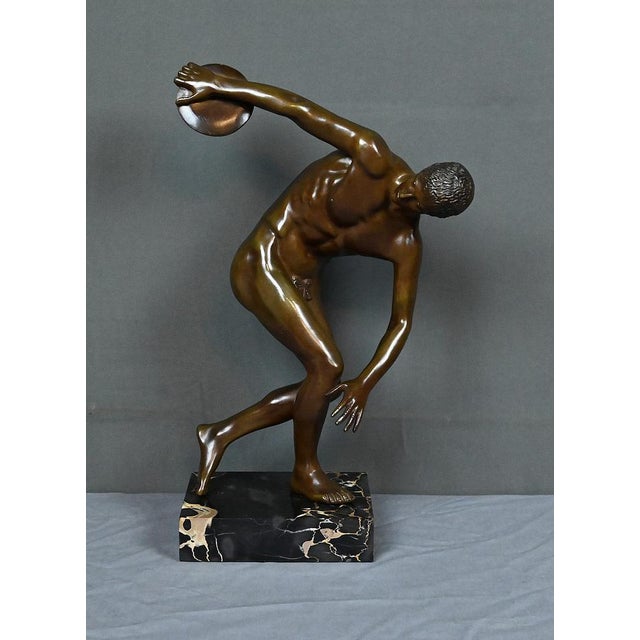 After Myron, The Discus Thrower, Early 20th Century, Bronze For Sale - Image 4 of 18