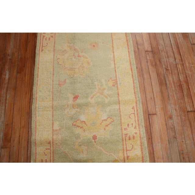 Turkish Oushak Runner For Sale - Image 14 of 18