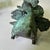 1990s Bronze Flowers in Triangular Pots With Feet. For Sale - Image 6 of 11