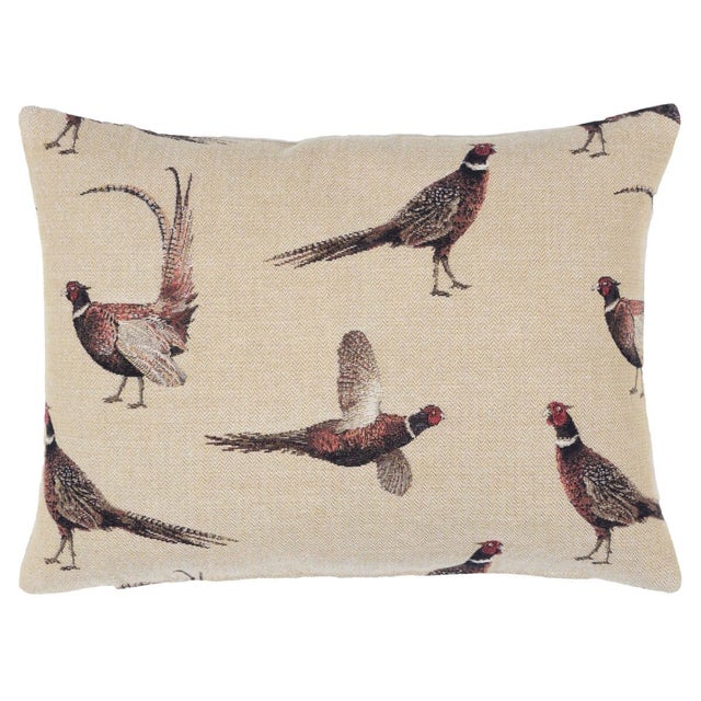 This beautiful tapestry cushion is finely woven by skilled weavers on traditional Jacquard Tapestry looms. The tapestry...