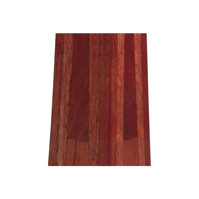 Mid-Century Sculptural Inlaid Table Lamp For Sale - Image 4 of 7