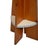 Mid-Century Wooden Bar Stools With Red Upholstery - Set of 3 For Sale - Image 4 of 4