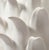 Jean Roger Paris Flame Large Model Matte White Lamps W" Shades - A Pair For Sale - Image 11 of 12