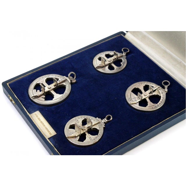 Silver Astrolabes, Set of 4 For Sale - Image 6 of 11