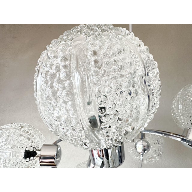 Glass Vintage Sputnik Lamp by Richard Essig, 1970s For Sale - Image 7 of 12