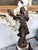 Bronze Antique French Hippolyte Moreau “Mélodie” Figural Clock Garniture, 3 Pieces For Sale - Image 8 of 10
