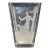 Orrefors Lindtrand Etched Crystal Vase Signed For Sale