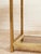 Metal Mastercraft Brass 1970’s Hollywood Regency Entry Table, Attributed For Sale - Image 7 of 9