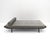 wonderful daybed designed by Dick Cordemeijer in Netherlands, 1954, the black powder coated metal frame is capped by teak...