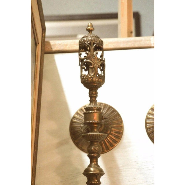 19th Century Palatial Large Wall Torchieres Sconces from A Chateau - a Pair For Sale - Image 4 of 8