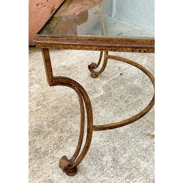 Vintage Regency Gilt Coffee Table For Sale - Image 9 of 12