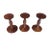 Mid-Century Danish Minimalist Teak Hook Racks, Set of 3 For Sale