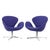 Mid-Century Modern Arne Jacobsen for Fritz Hansen Mid Century Swan Chairs - Pair For Sale - Image 3 of 9