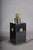Black Black Lacquered Metal and Brass Table Lamps, 1940s, Set of 2 For Sale - Image 8 of 13