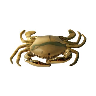 Brass Crab Door Knocker For Sale