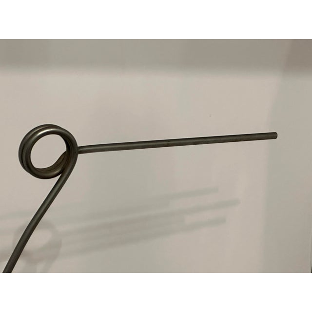 Contemporary Abstract Metal Sculpture Adjustable For Sale - Image 10 of 12