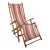 Ergelax Mid-Century Folding Canvas Lounge Chair For Sale