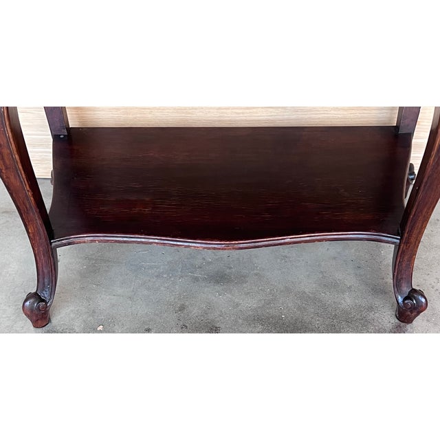 French Nightstands with Drawers and Cabriole Legs, 1910, Set of 2 For Sale - Image 11 of 14