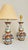 Metal Antique Delft Polychrome Table Lamps from Royal Delft, Set of 2 For Sale - Image 7 of 7