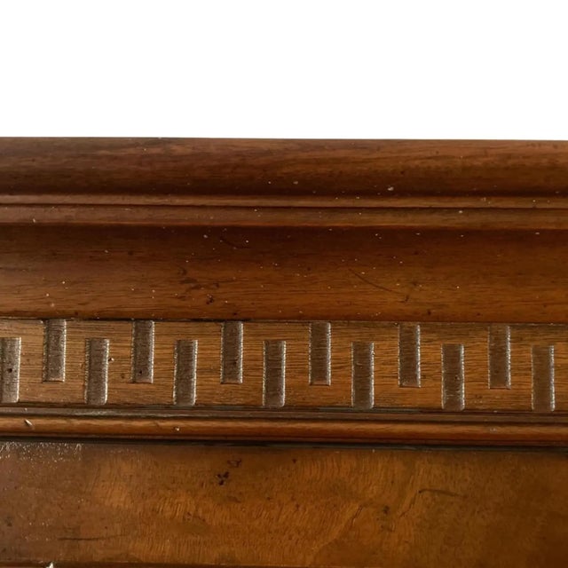 1980s Henredon 18th Century Portfolio Collection Illuminated Butler's Chest - Secretary Desk With Display Cabinet/Shelves For Sale - Image 15 of 18